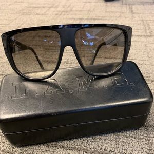 L.A.M.B Full Rim Rectangle Sunglasses